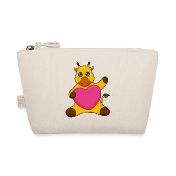 Cœur de girafe - Trousse biologique - nature - Devant