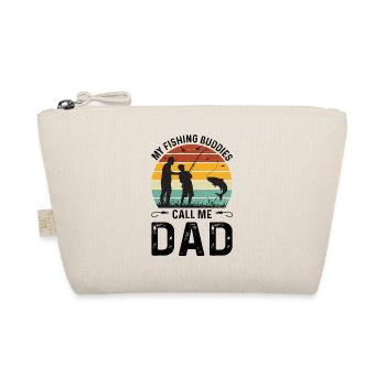 Pêche Père Fils Rétro Vintage Cadeau Fête des Pères - Trousse biologique - nature - Devant