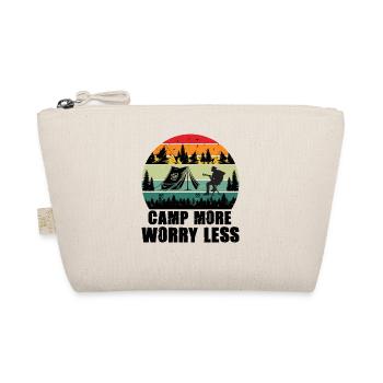 Hiking Camping Outdoor Sayings Camper Hikers - Organic Pouch - nature - Front