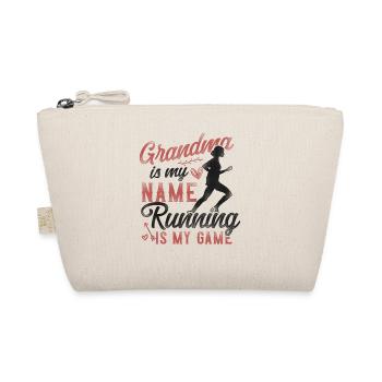 Running Runner Half Marathon - Organic Pouch - nature - Front