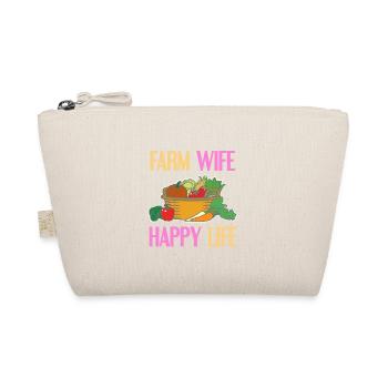 Femme de ferme Happy Life Cool Awesome Retro T-Shirt - Trousse biologique - nature - Devant