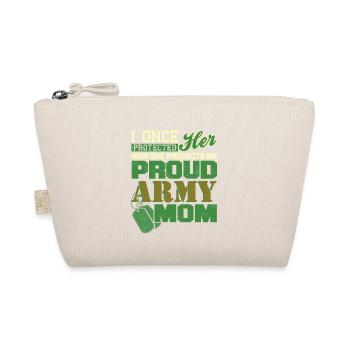 I Once Protected Her Awesome Proud ARMY MOM - Organic Pouch - nature - Front