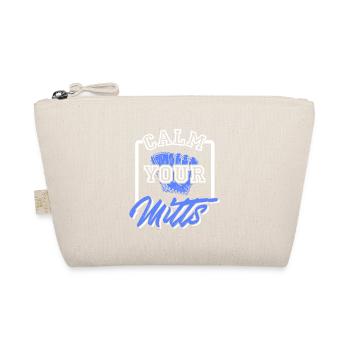 Calmez vos mitaines Drôle de t-shirt de baseball rétro - Trousse biologique - nature - Devant