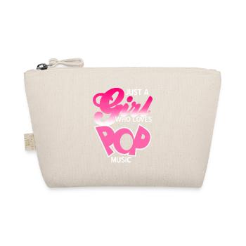 Juste une fille qui aime la musique pop Cool Designs - Trousse biologique - nature - Devant