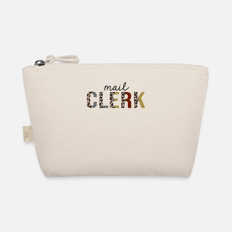 Mail Clerk Leopard Print Funny Organic Pouch