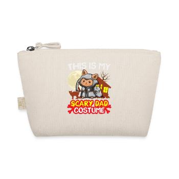 This Is My Scary Dad Costume Funny Halloween - Organic Pouch - nature - Front