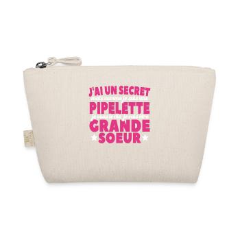 J'ai Un Secret Je Vais Être Grande Soeur - Trousse biologique - nature - Devant