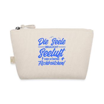 Norddeutsch Norden Nordsee Zitate Heimat Geschenk - Bio-Täschchen - Natur - Vorne