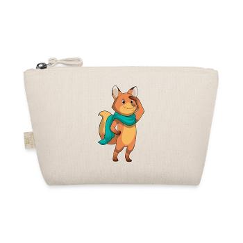 Fox Scarf - Organic Pouch - nature - Front