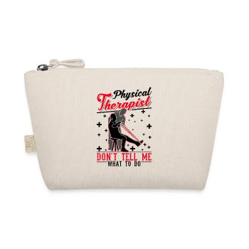 Physiotherapist Gift Physiotherapy Physio - Organic Pouch - nature - Front