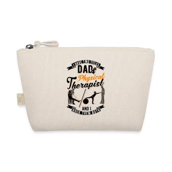Physiotherapist Father Physiotherapy Papa Physio - Organic Pouch - nature - Front