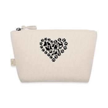 Hundeliebhaber Hundehalter Katzenliebhaber Katze - Bio-Täschchen - Natur - Vorne