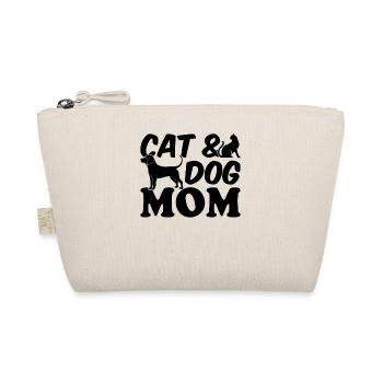 Cat mom and dog mom Cat and dog mom - Organic Pouch - nature - Front