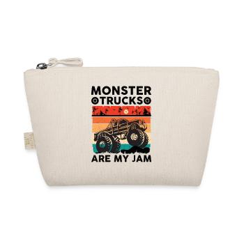 Monstertruck Monstertruck Kids jam jump v8 loud - Organic Pouch - nature - Front