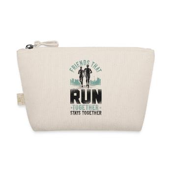 Running Runner Half Marathon - Organic Pouch - nature - Front