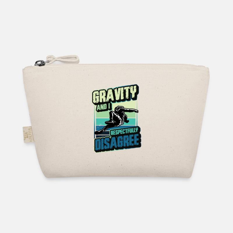 Gravity und ich sind respektvoll anderer Meinung - Bio-Täschchen - Natur