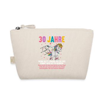 30 Jahre idee mich alt zu nennen 30 Geburtstag - Bio-Täschchen - Natur - Vorne