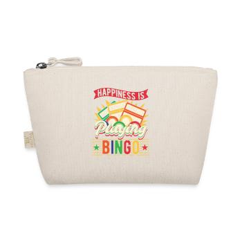 Happiness Is Playing Bingo - Bio-Täschchen - Natur - Vorne