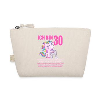 30 Jahre idee mich alt zu nennen 30 Geburtstag - Bio-Täschchen - Natur - Vorne