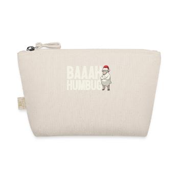 Baaah Humbug Drôle Sarcastique Anti Noël - Trousse biologique - nature - Devant