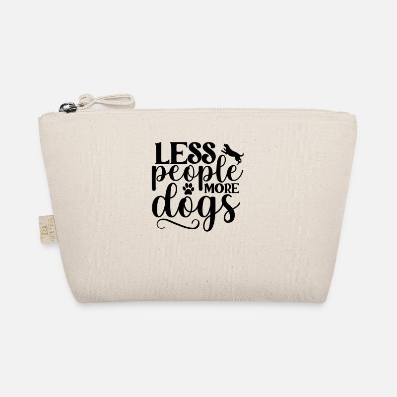 Fewer people more dogs Organic Pouch