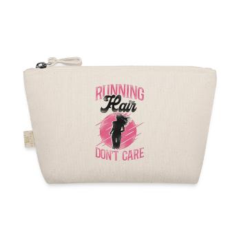 Running Runner Half Marathon Girl - Bio-Täschchen - Natur - Vorne