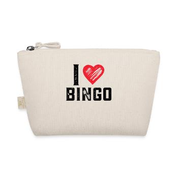 I Love Bingo Funny Bingo Lover Funny Bingo - Organic Pouch - nature - Front
