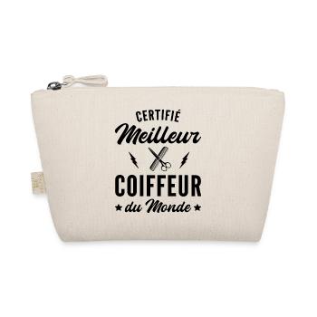 meilleur coiffeur du monde / humour coiffeur - Trousse biologique - nature - Devant