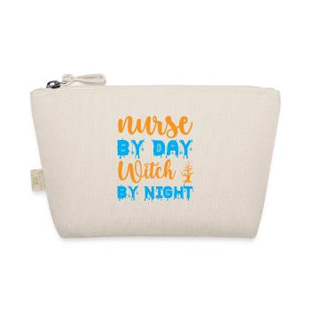 Nurse by day witch by night - humour halloween - Trousse biologique - nature - Devant