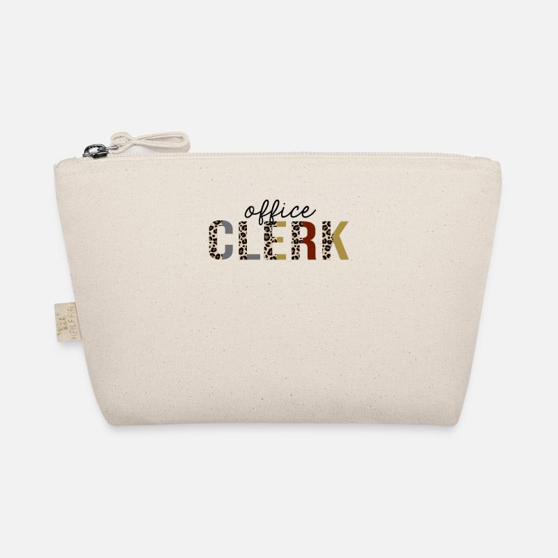 Office Clerk Leopard Print Funny Organic Pouch