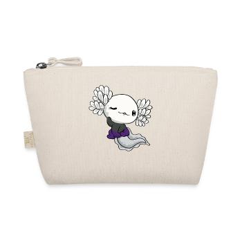 Demisexual Pride Kawaii Axolotl Demisexuelle Fl - Organic Pouch - nature - Front
