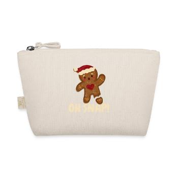 Oh Snap Gingerbread Man Cookie Jambe cassée - Trousse biologique - nature - Devant