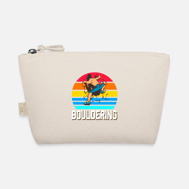 Retro Vintage Awesome Bouldering Designs Tee Bio-Täschchen