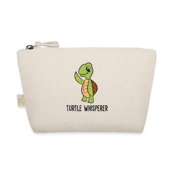 Turtle Whisperer Turtle Whisperer Funny Turtle - Organic Pouch - nature - Front