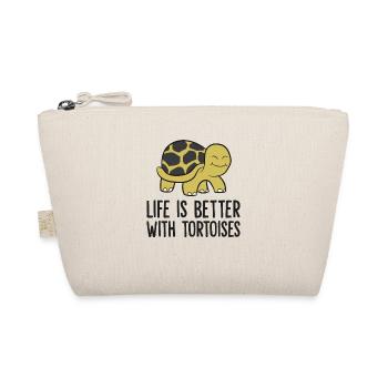 Life Is Better With Tortoises - Organic Pouch - nature - Front