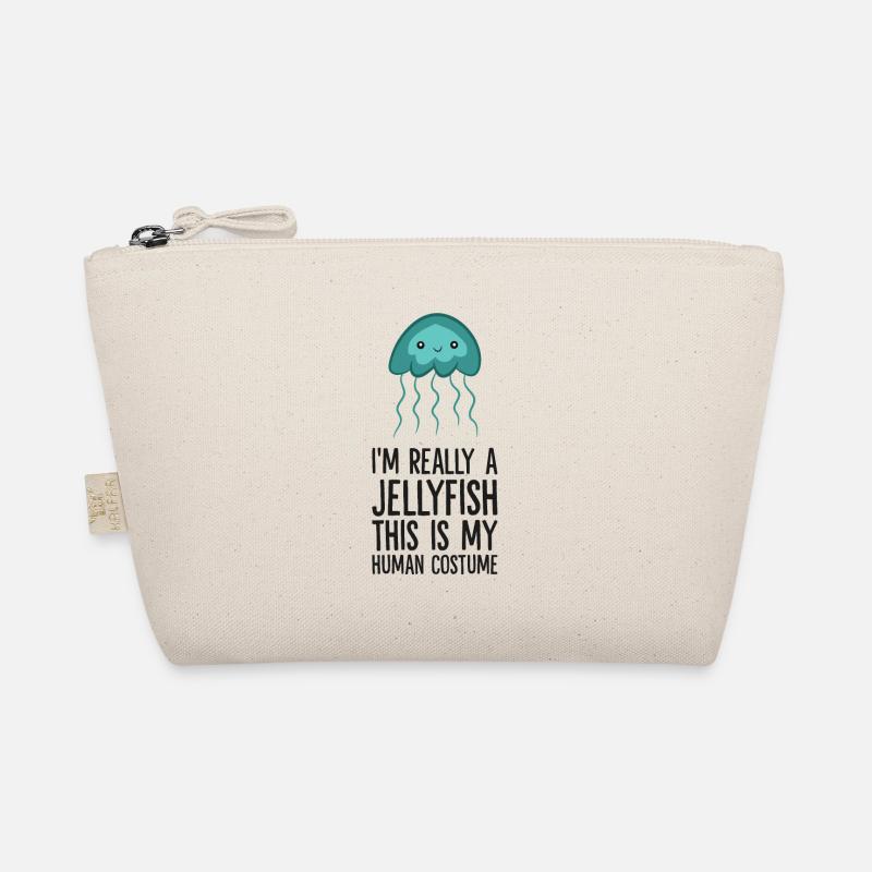 I'm Really A Jellyfish This Is My Human Costume Organic Pouch