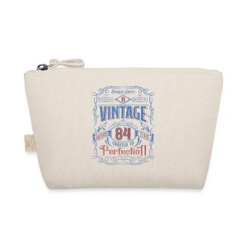 Vintage Crafted To Perfection 84th Birthday - Organic Pouch - nature - Front