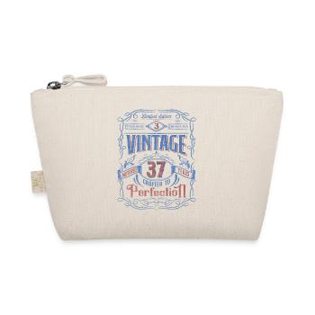 Vintage Crafted To Perfection 37th Birthday - Bio-Täschchen - Natur - Vorne