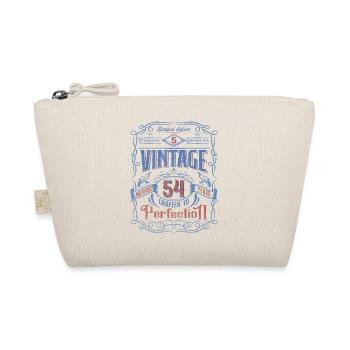 Vintage Crafted To Perfection 54th Birthday - Bio-Täschchen - Natur - Vorne