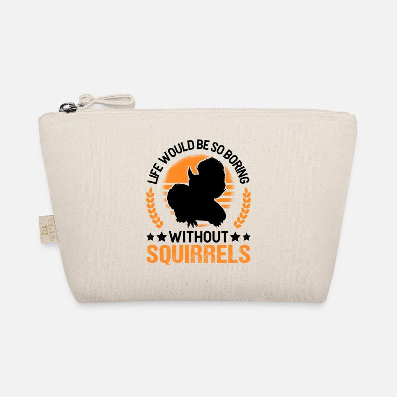 Eichhörnchen Geschenk Squirrel Grauhörnchen Bio-Täschchen