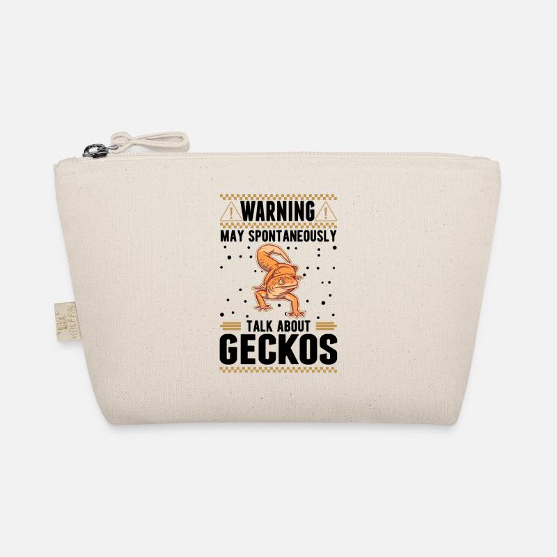 Gecko Geschenk Leopardgecko Bio-Täschchen