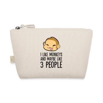 J’aime les singes et peut-être 3 personnes - Trousse biologique - nature - Devant