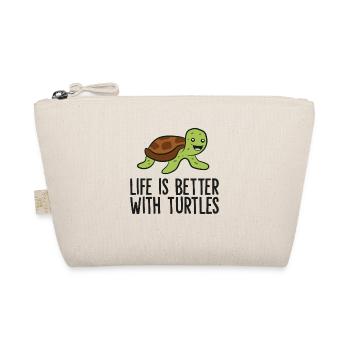Sea Turtle Pet Life Is Better With Turtles - Organic Pouch - nature - Front