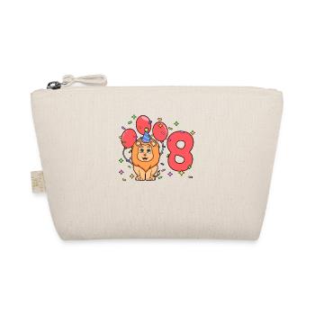 Avec lion - anniversaire des enfants 8 ans - Trousse biologique - nature - Devant