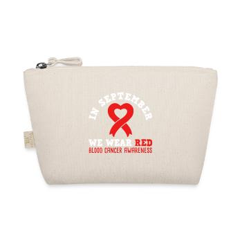 In September We Wear Red - Blood Cancer Awareness - Bio-Täschchen - Natur - Vorne