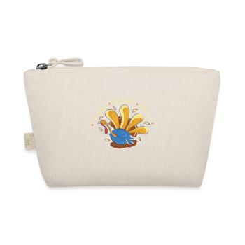 Grateful Thankful Blessed Turkey Thanksgiving Art - Bio-Täschchen - Natur - Vorne