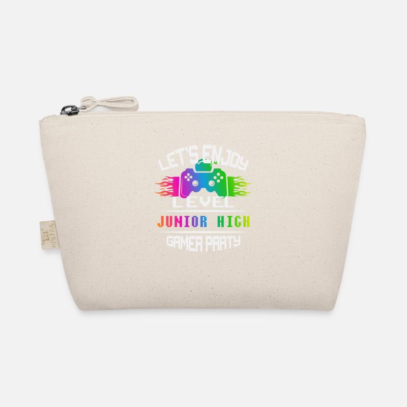 Level JUNIOR HIGH keep calm and game on Organic Pouch