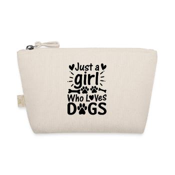 JUSTE UNE FILLE QUI AIME LES CHIENS - Trousse biologique - nature - Devant