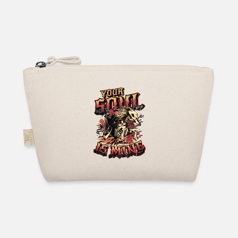 Your Soul Is Mine. Grim reaper, skeleton, horse. Organic Pouch