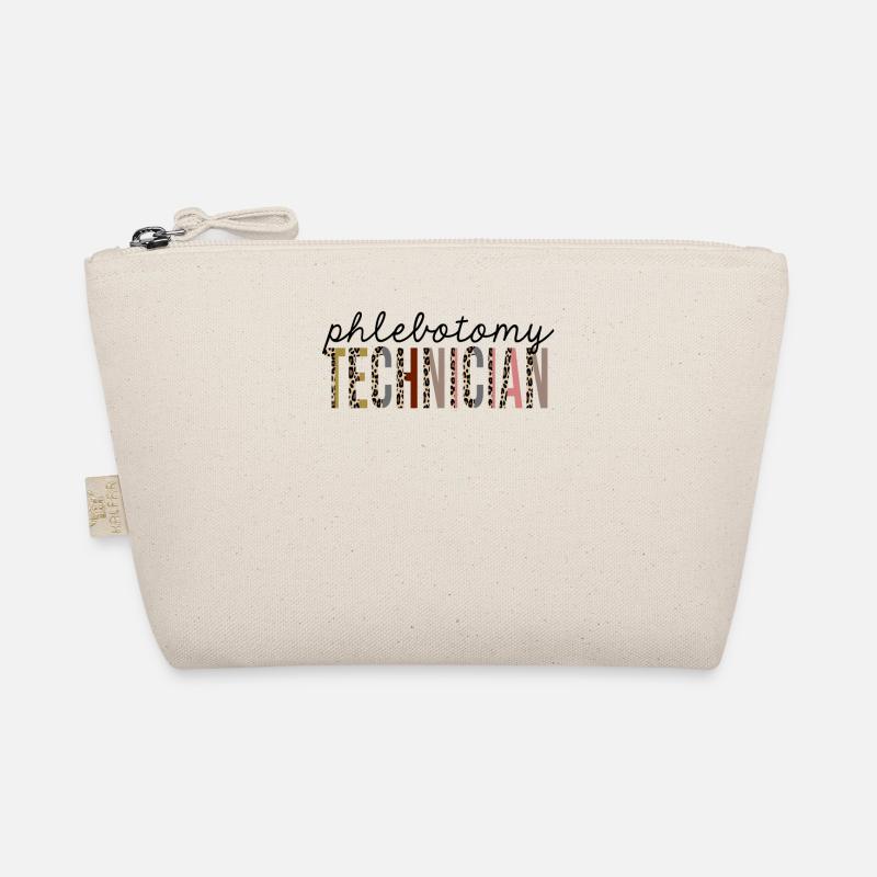Phlebotomy Technician Leopard Print Funny Organic Pouch